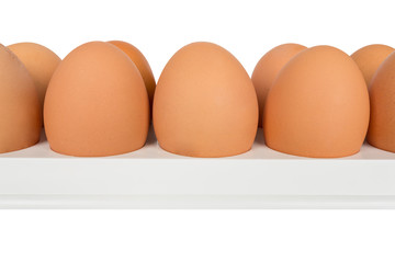 eggs in white container