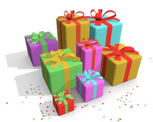 Kados in verschillende kleuren