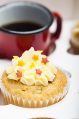 Cupcakes and coffee cup