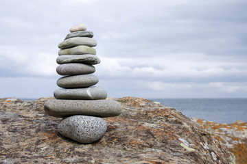 Zen stones stack