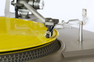 Vintage record player