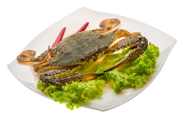 Raw crab