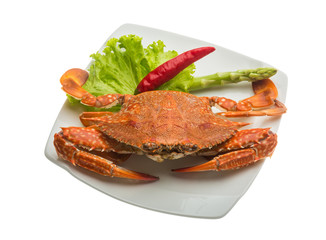 Boiled crab