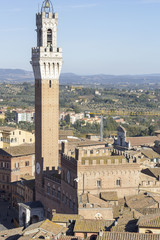 Fototapety  Siena wieża zjada