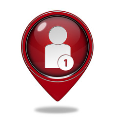 add pointer icon on white background