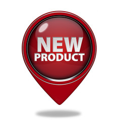 new product pointer icon on white background
