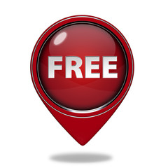 free pointer icon on white background