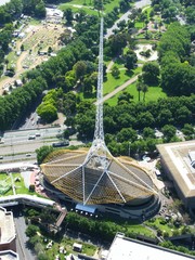 The Arts Centre spire in Melbournein Australia
