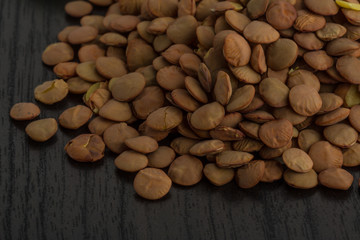 Raw lentils
