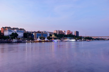 Fototapeta premium Embankment of Rostov-on-Don. Russia