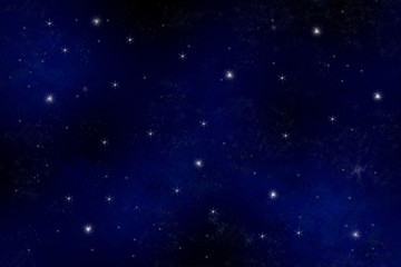 Obraz na płótnie Canvas Night sky with stars.