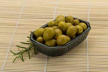 Green olives