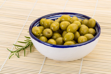Green olives