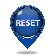 reset pointer icon on white background