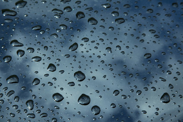 Raindrops On The Car