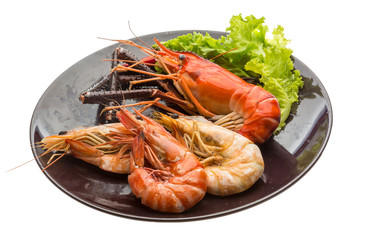 Giant Freshwater Prawn and king prawns
