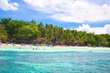 Fototapeta premium Tropical perfect island Puntod in Philippines