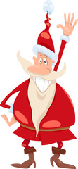 santa claus cartoon illustration