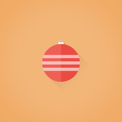 Christmas ball symbol icon