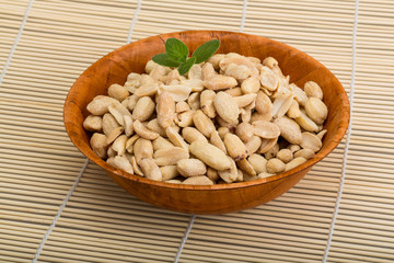 Peanut in the bowl