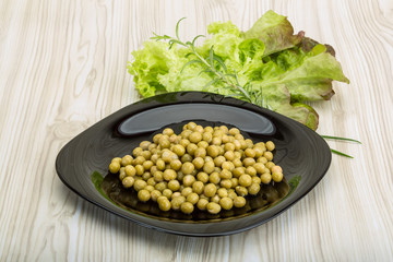 Marinated peas