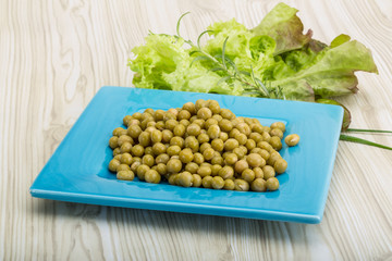 Marinated peas