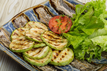 Grilled zucchini