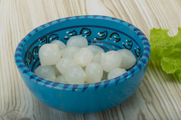 Marinated onion