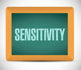 sensitivity message sign illustration