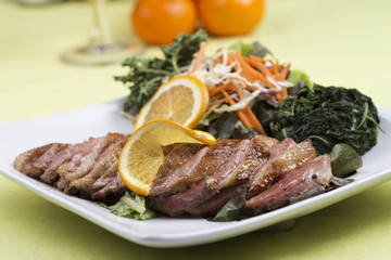 Roast Duck Breast with Orange sauce