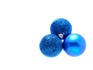 Christmas decoration isolated on white.