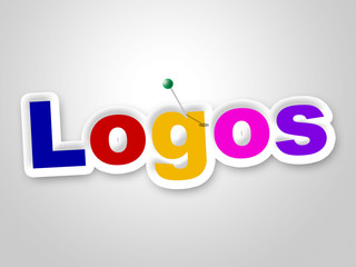 Logos Sign Represents Company Identity And Brand