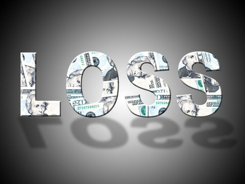Loss Dollars Shows United States And American