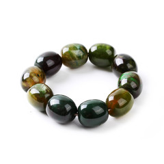 bead bracelet on white background