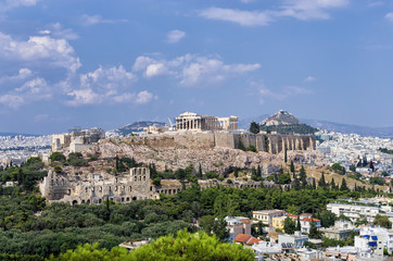 Fototapeta premium Widok na miasto Ateny, Grecja