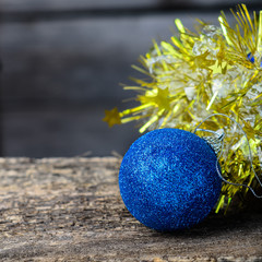 Closed up christmas decoration.