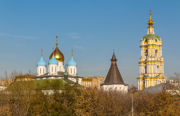 Fototapeta na wymiar Novospassky Monastery