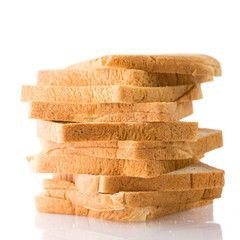 whole wheat bread on a white background © WS Films