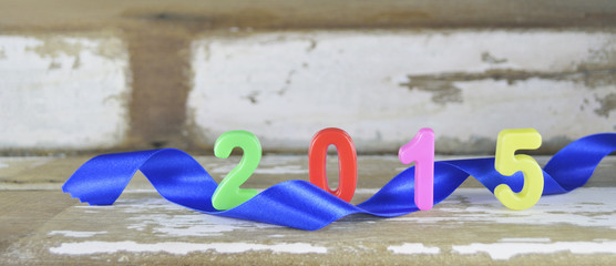 New year 2015 decoration