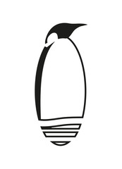 stilisierter Pinguin