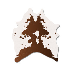 Skin cow vector