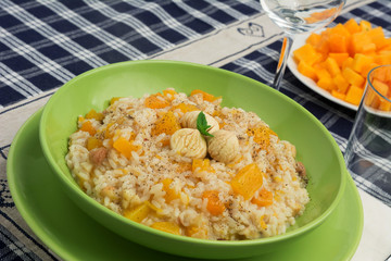 Risotto alla zucca e castagne © MarcoBagnoli Elflaco