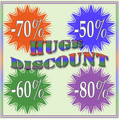 huge discount