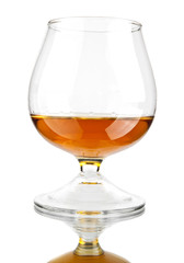 cognac in glass
