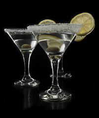glass with a martini