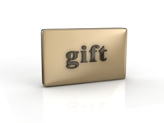 3D text gift
