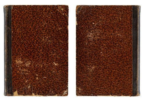 Altes Buchcover - Vorder- und R&uuml;ckseite