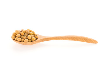 Soybean isolated on white background