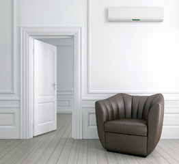 Stanza con aria condizionata