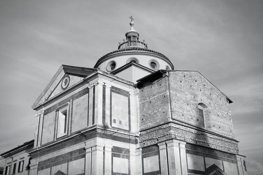 Prato, Tuscany - black and white image